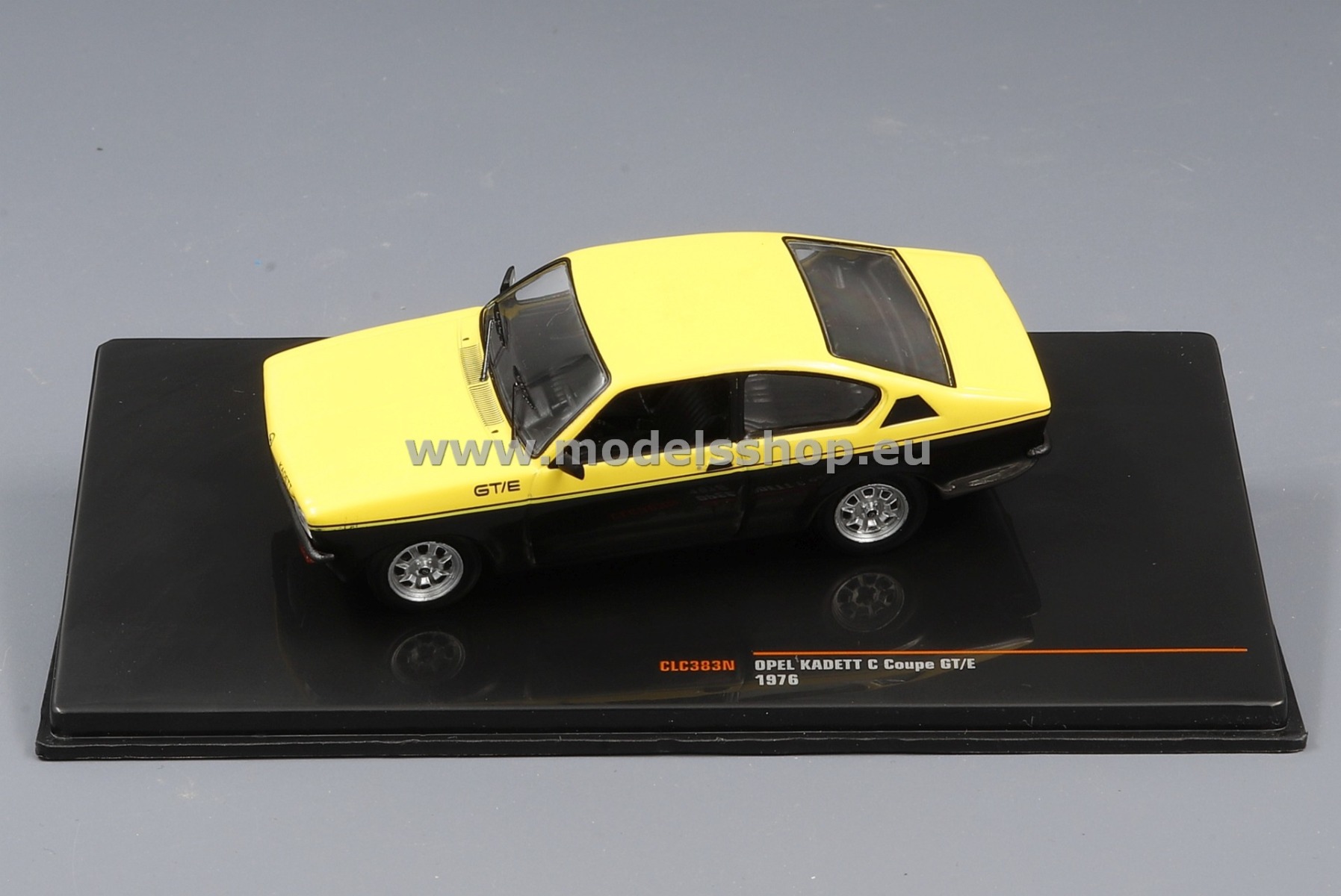 IXOCLC383N Opel Kadett C Coupe GT/E, 1976 /yellow - black/