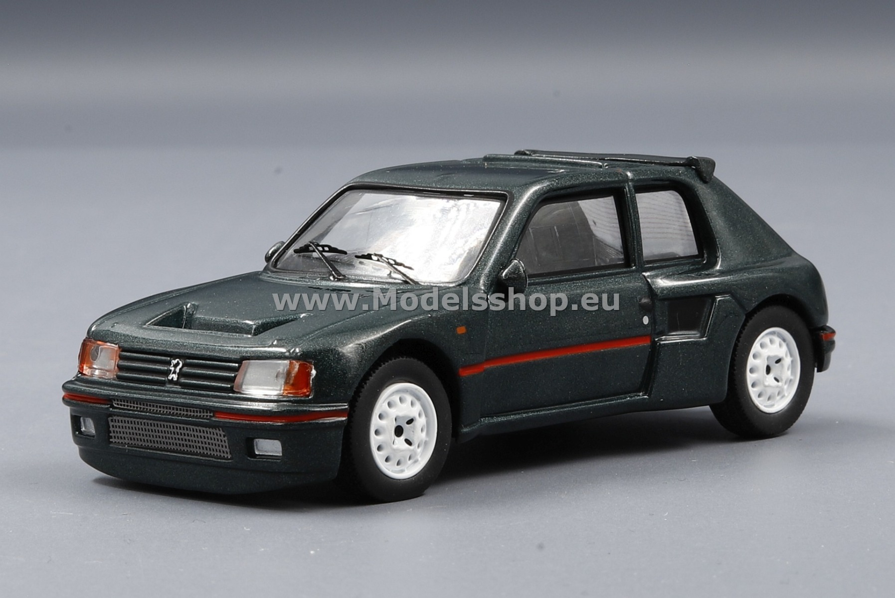 IXO CLC416N Peugeot 205 T16 customs, 1987 /dark grey - metallic/