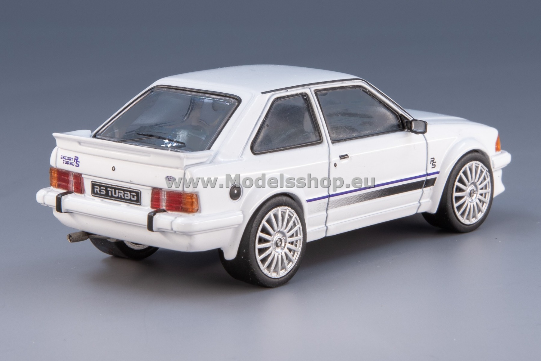 Modèle Réduit Ford Escort MKIII RS Turbo 1984 - Échelle 1/43 Par IXO - Métal Monté, Emballage D'origine
