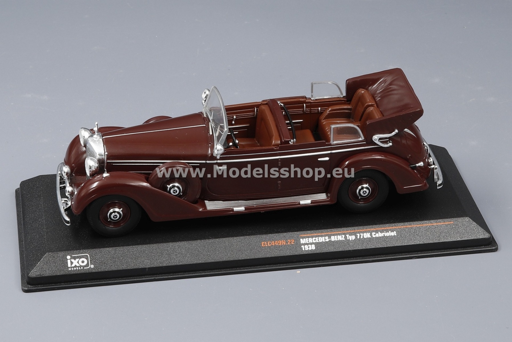 1935 MERCEDES-BENZ 770K 1/24 スケール 赤と黒 Minichamps 1:24 Mercedes-Benz 770 year 1935 dark red / black