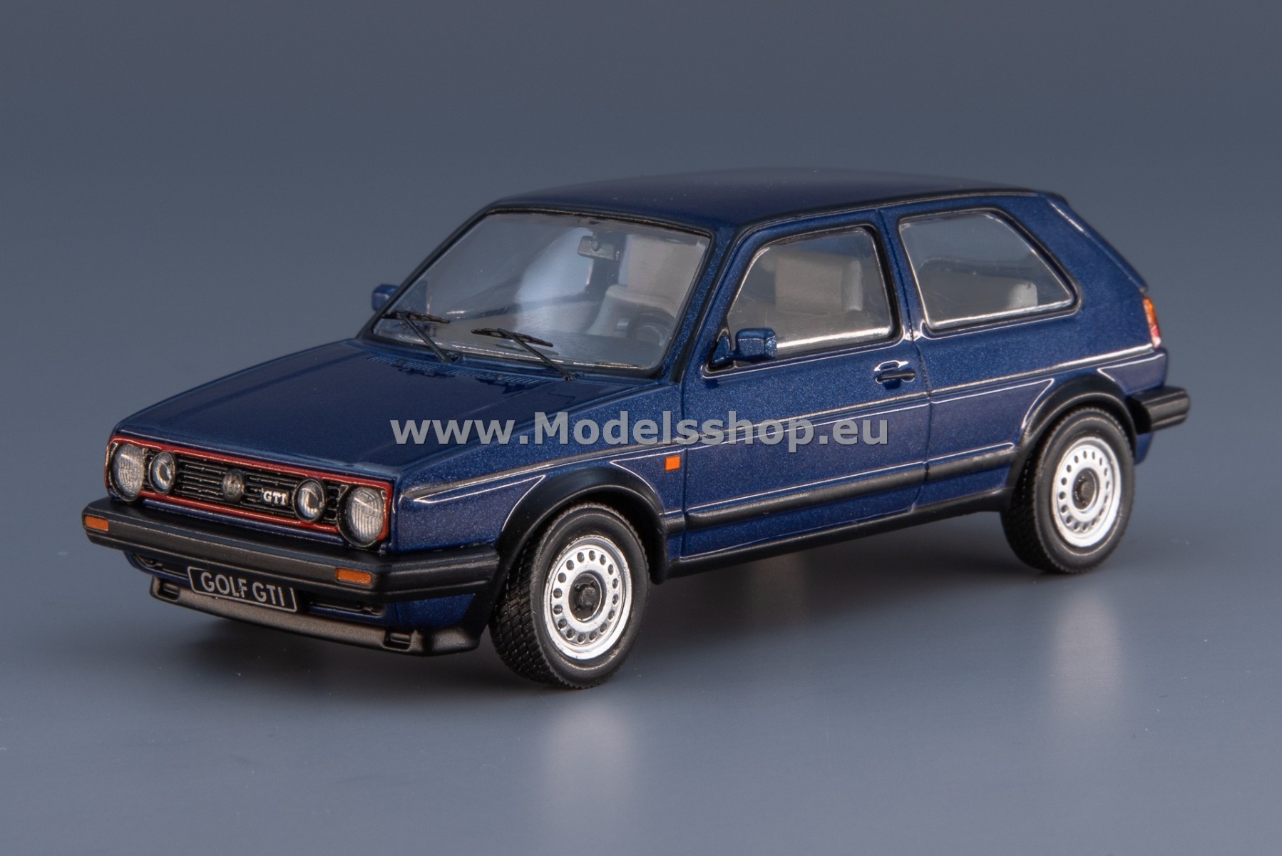 IXO CLC499N.22 Volkswagen Golf II GTI, 1984 /blue - metallic/