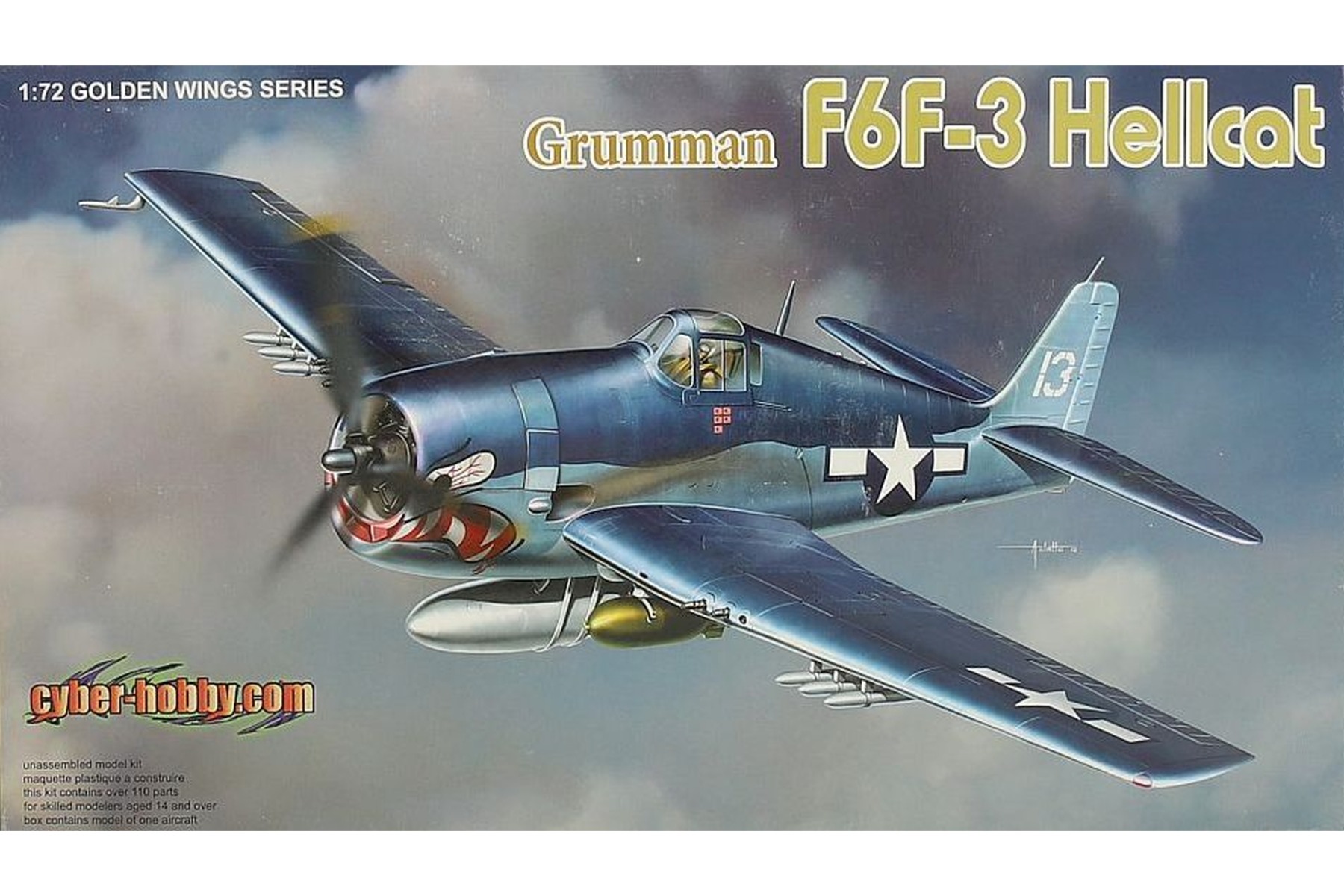 Dragon DRA05060 Grumman F6F-3 Hellcat, model kit