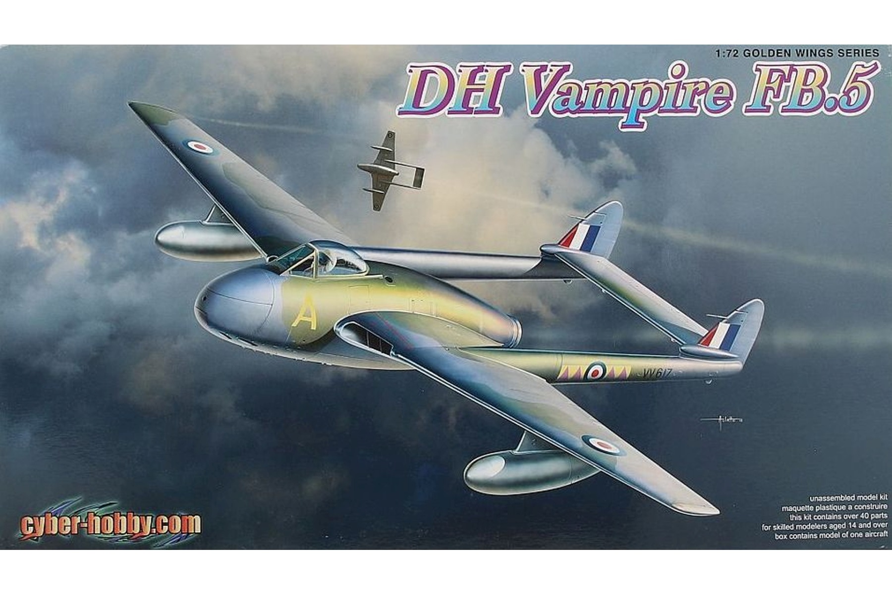 Dragon DRA05085 DH Vampire FB.5, model kit