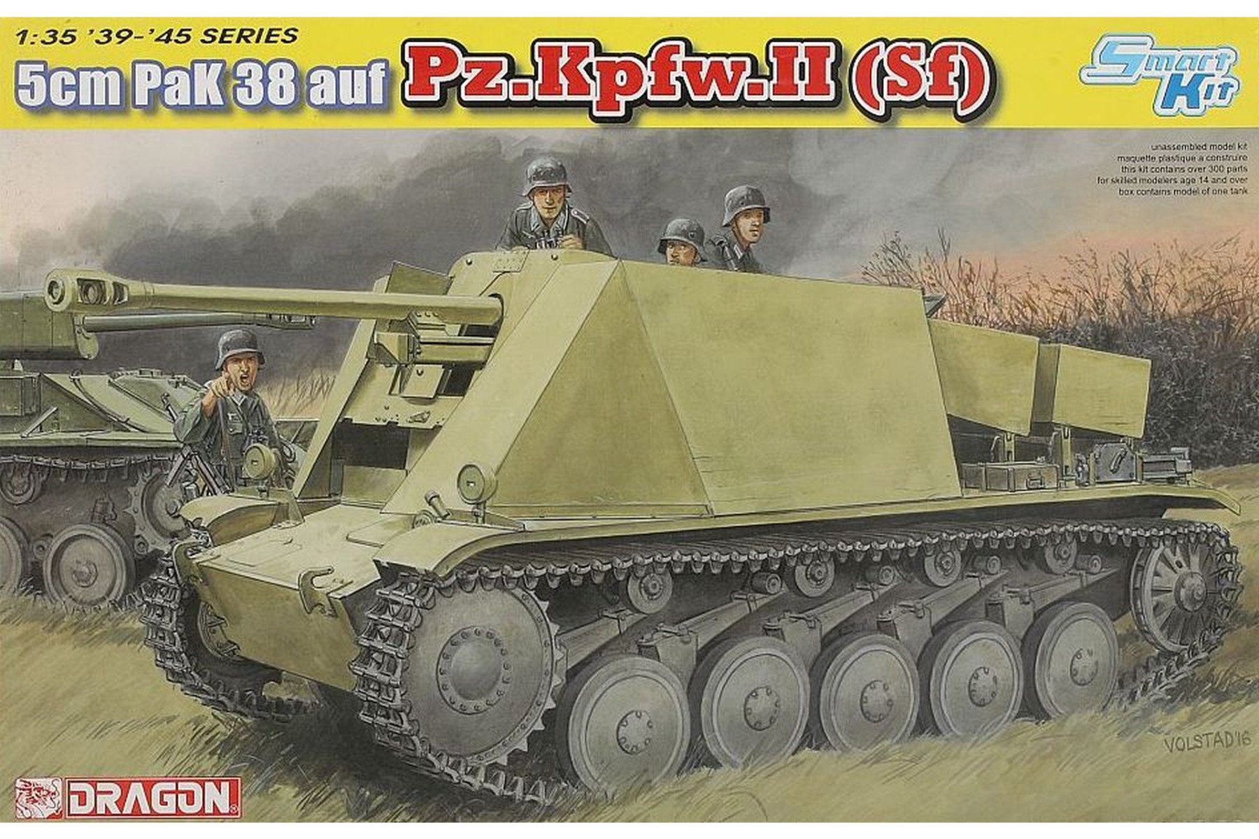 Dragon DRA06721 5cm PaK 38 auf Pz.Kpfw.II (Sf), model kit