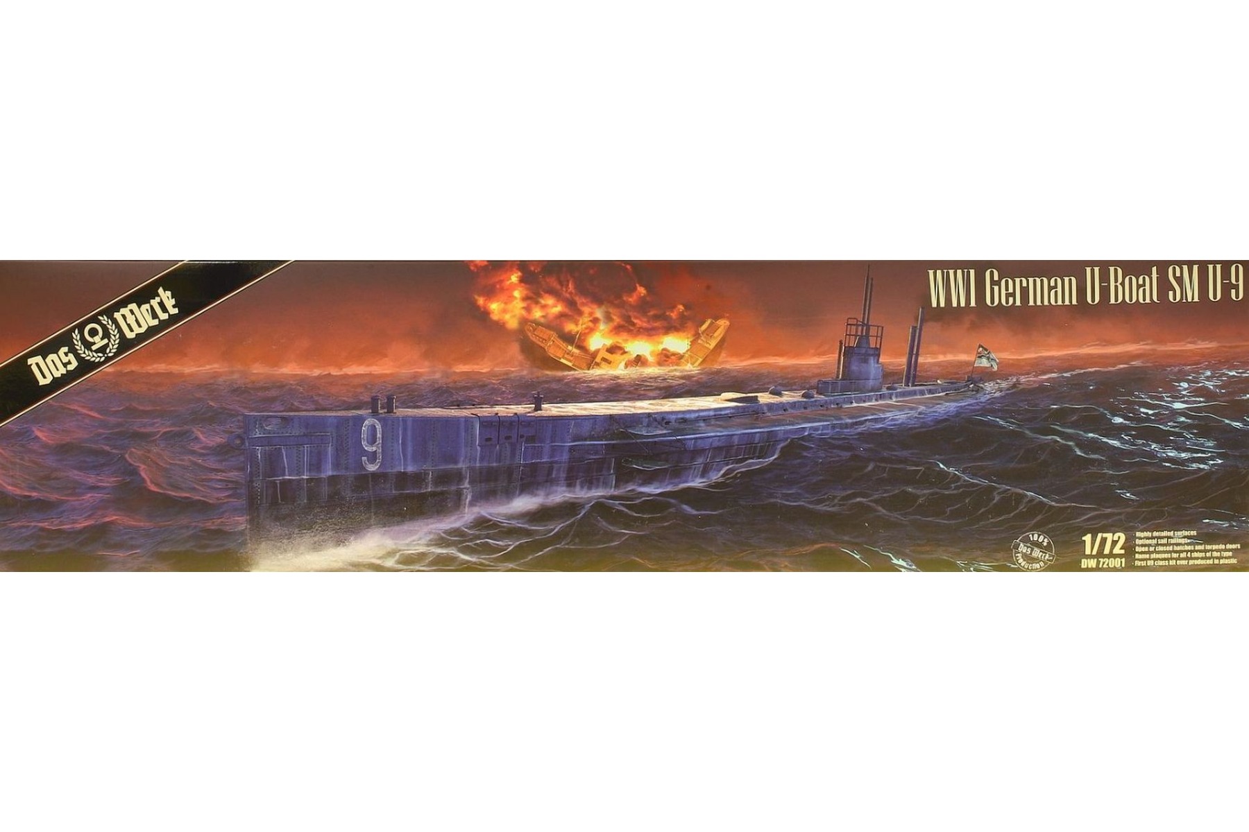 Das Werk DW72001 WWI German U-Boat SM U9