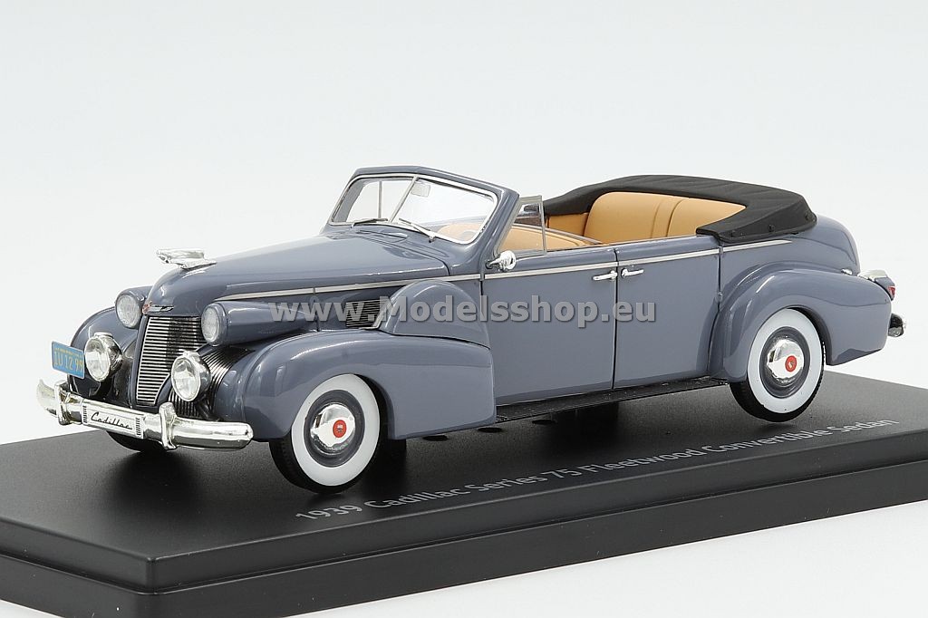 Esval Models EMUS43007A Cadillac Series 75 Fleetwood Convertible Sedan 1939 year open top /gray/