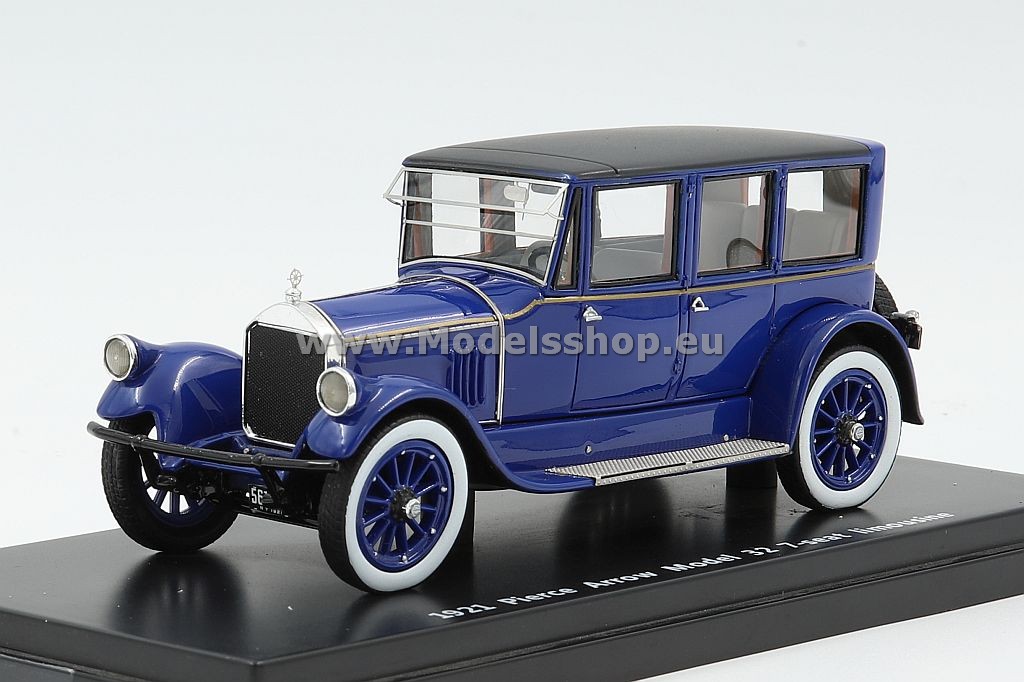Esval Models EMUS43043B Pierce Arrow Model 32 7-Seat Limousine 1921 y /blue-black/