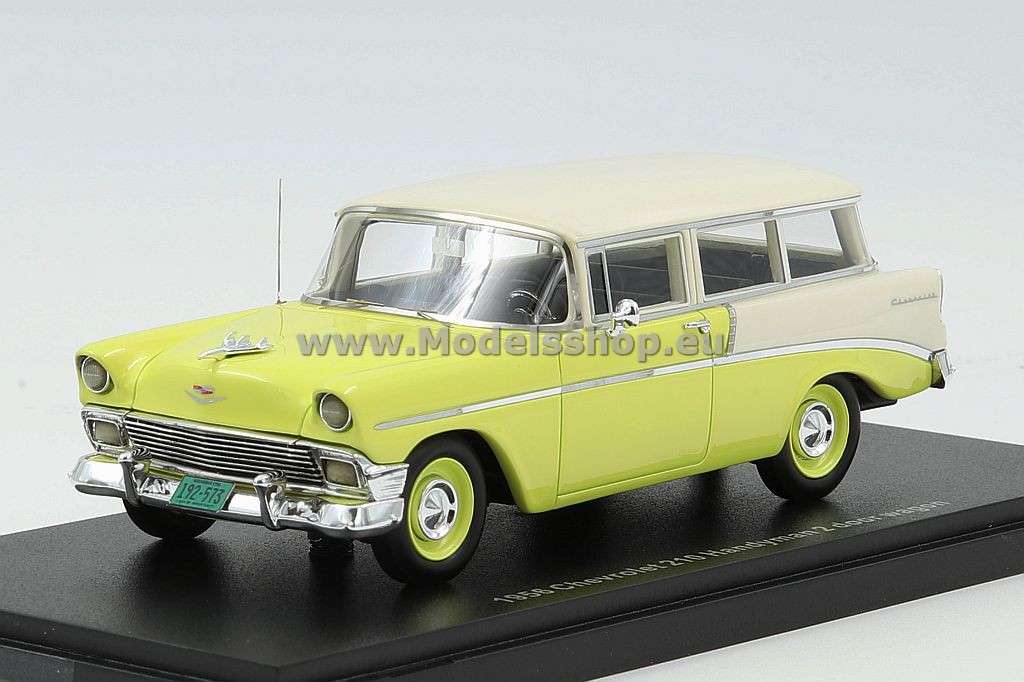 Esval Models EMUS43079C Chevrolet 210 Handyman wagon 1956 y 2 door wagon /yellow-white/