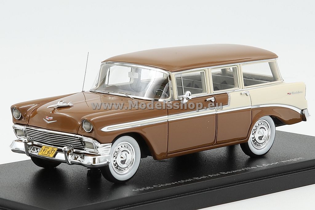 Esval Models EMUS43079D Chevrolet Bel Air Beauville Wagon 1956y /brown-beige/