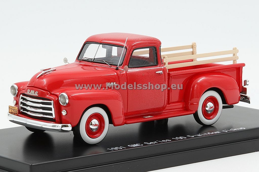 Esval Models EMUS43109A GMC Series 100 5-window pickup 1951y /red/