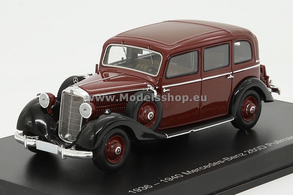 Esval Models EMGEMB43001C Mercedes-Benz 260D Pullman Landaulet 1936 -1940, fully closed /maroon - black/