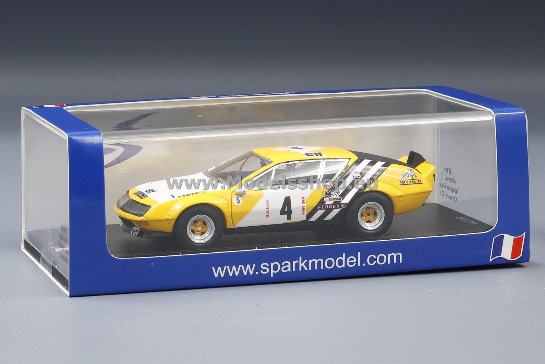 Spark SF195 Alpine A310 No.4 Vainqueur Ronde Cévenole 1975 Jean