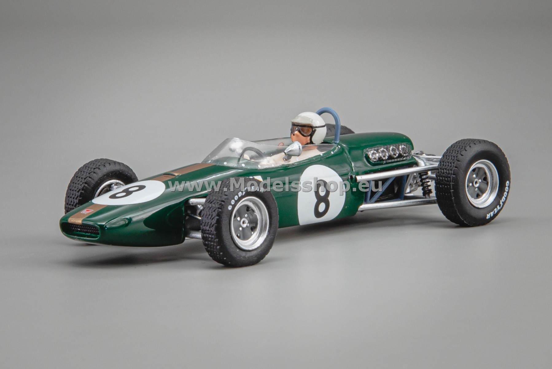 Spark F2004 Brabham BT18 Honda No.8 Winner F2 Pau GP 1966, Jack Brabham