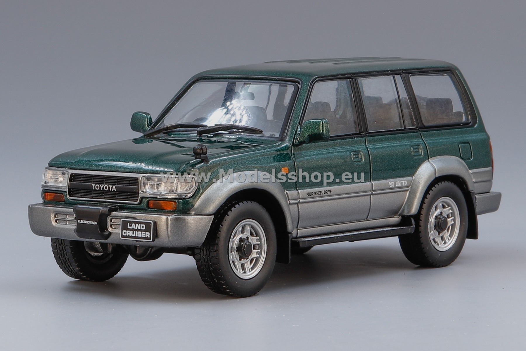 Toyota Land Cruiser LC80, 1992, RHD /dark green metallic - silver/