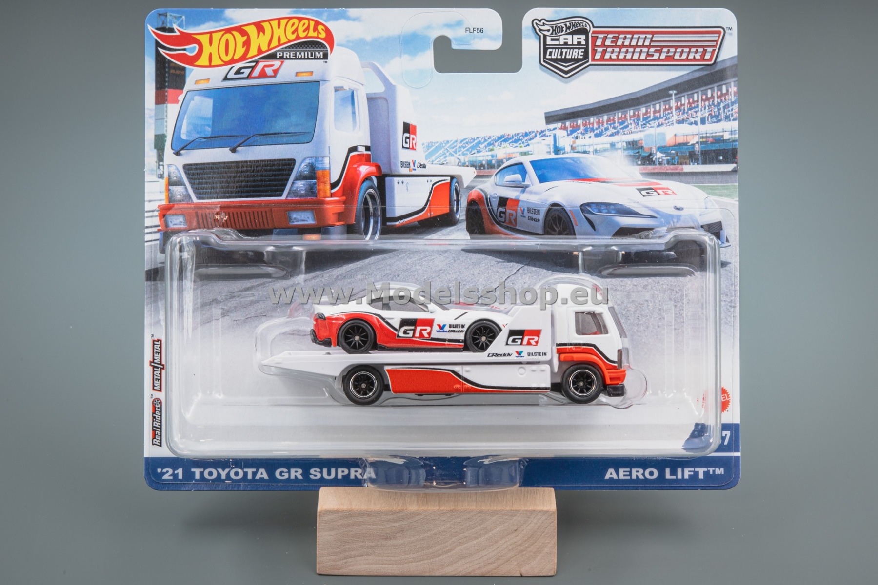 Aero Lift & 2021 Toyota GR Supra #37 Hot Wheels Team Transport