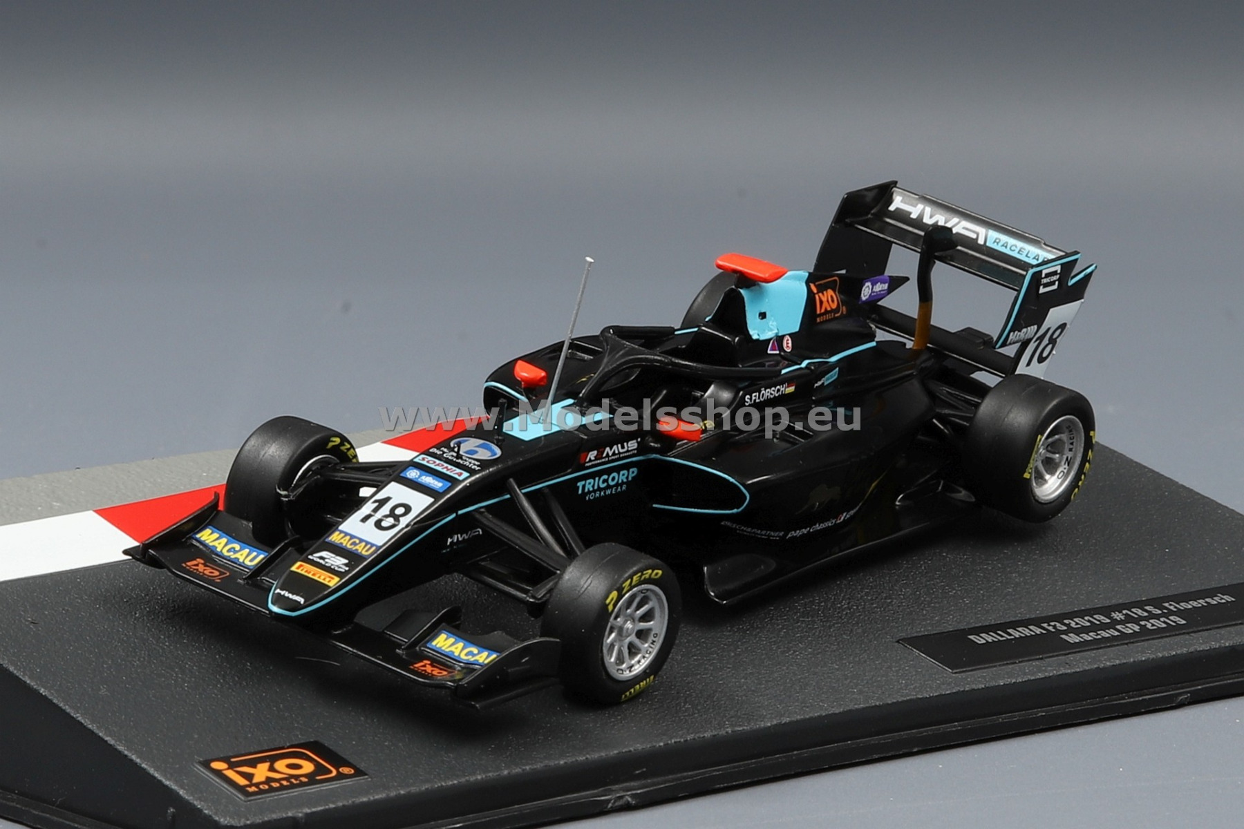 IXO GTM146LQ Dallara F3, No.18, Formel 3, GP Macau, 2019, S.Floersch