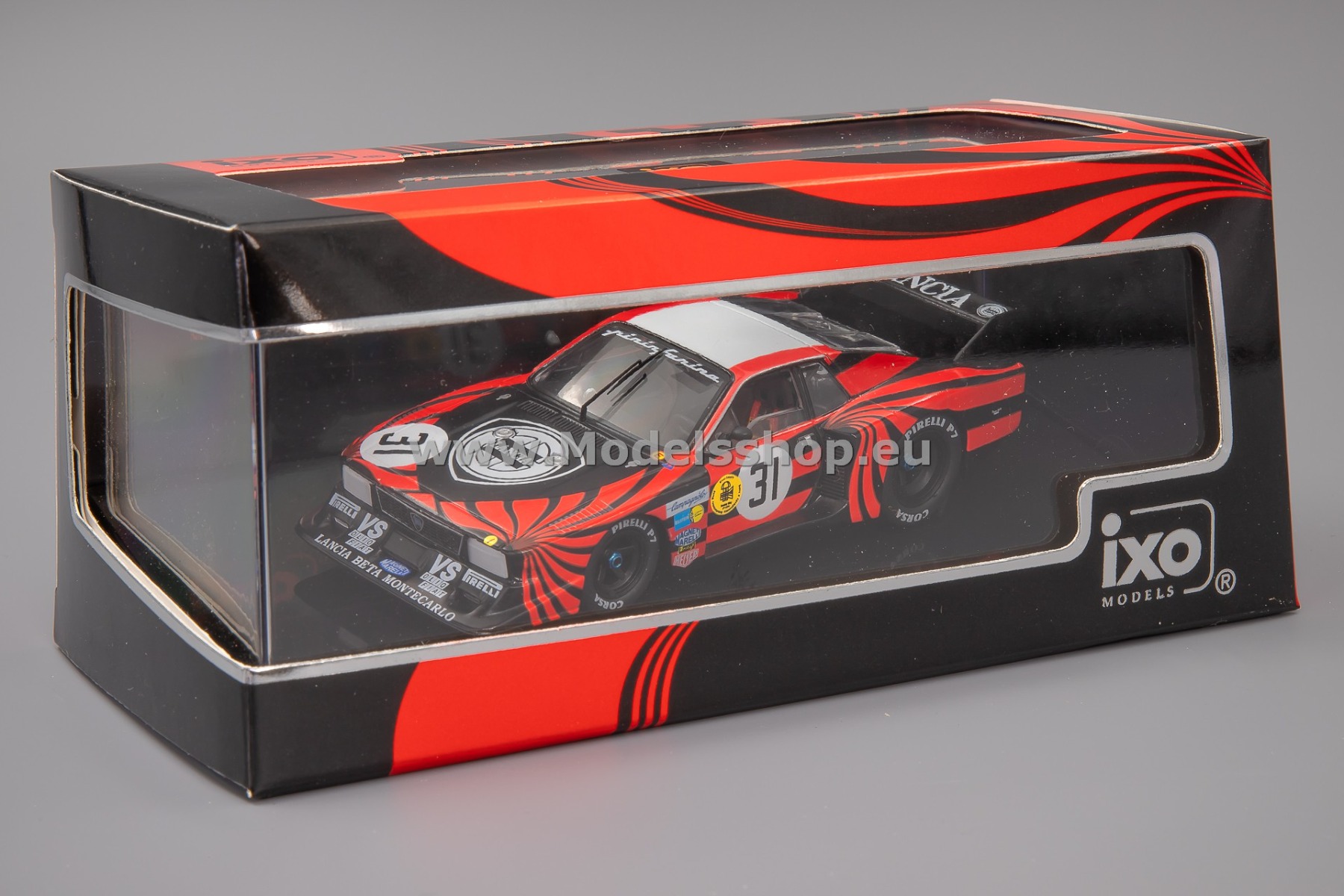 Carrera DIGITAL 132 31064 Lancia Beta Montecarlo Turbo Lancia Italia, No.14, Nürburgring 1980 - Slot Car-Union Carrera DIGITAL 132 31064 Lancia Beta Montecarlo Turbo Lancia Italia, No.14, Nürburgring 1980 - Slot Car-Union