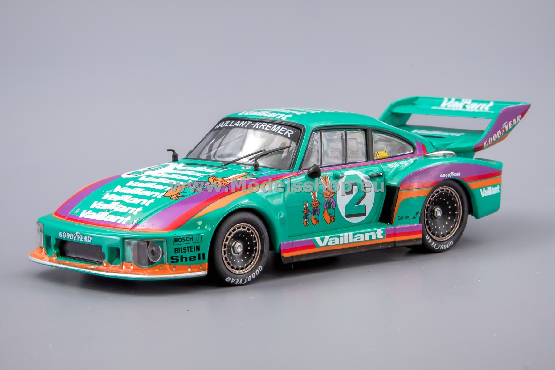 IXOGTM168LQ.22 Porsche 935/77A, Vaillant, Kremer Racing No.2, DRM, Zolder Westfalen, 1978, B.Wollek