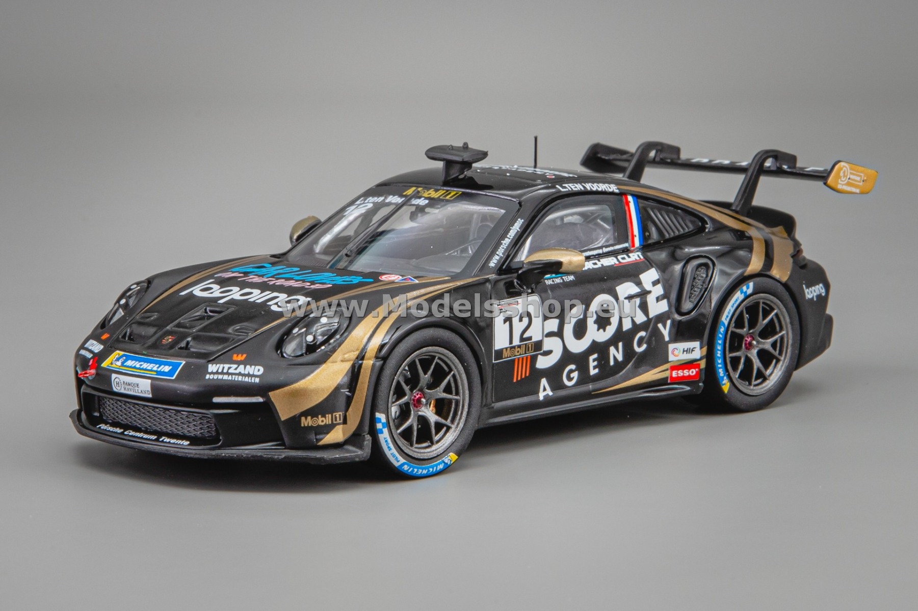 IXOGTM176.22 Porsche 911 GT3 Cup (992), No.12, Porsche Cup, Monaco GP 2024, L.ten Voorde