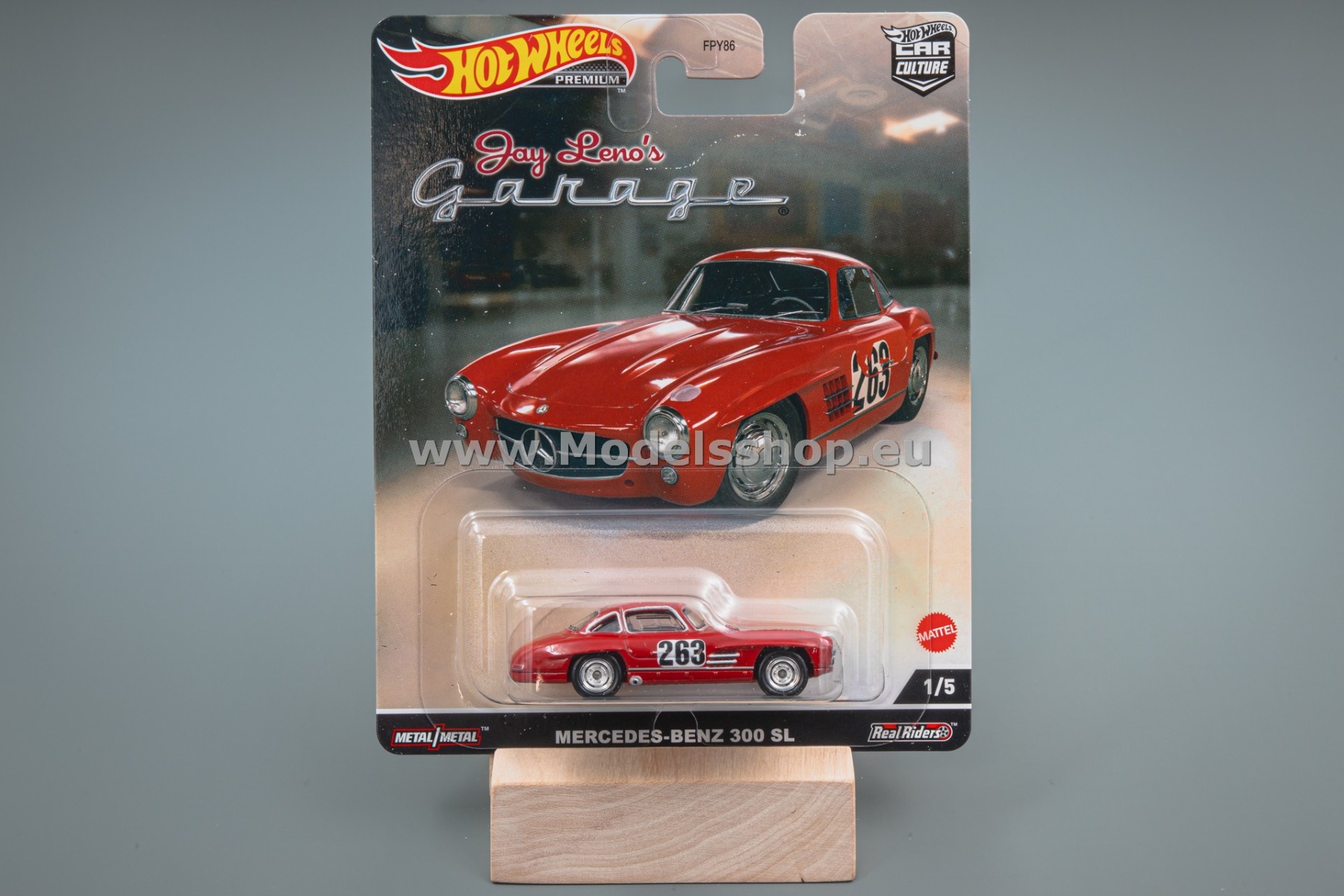 Mercedes-Benz 300SL Jay Leno's Garage Hot Wheels Premium