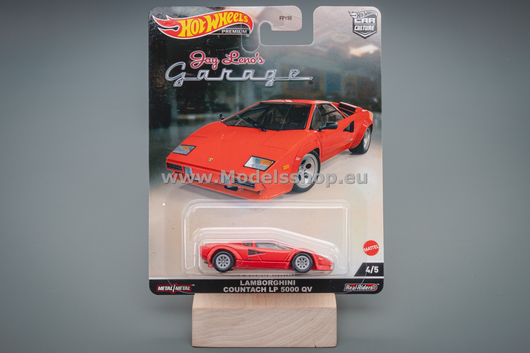 Lamborghini Countach LP 5000 QV Jay Leno's Garage Hot Wheels Premium