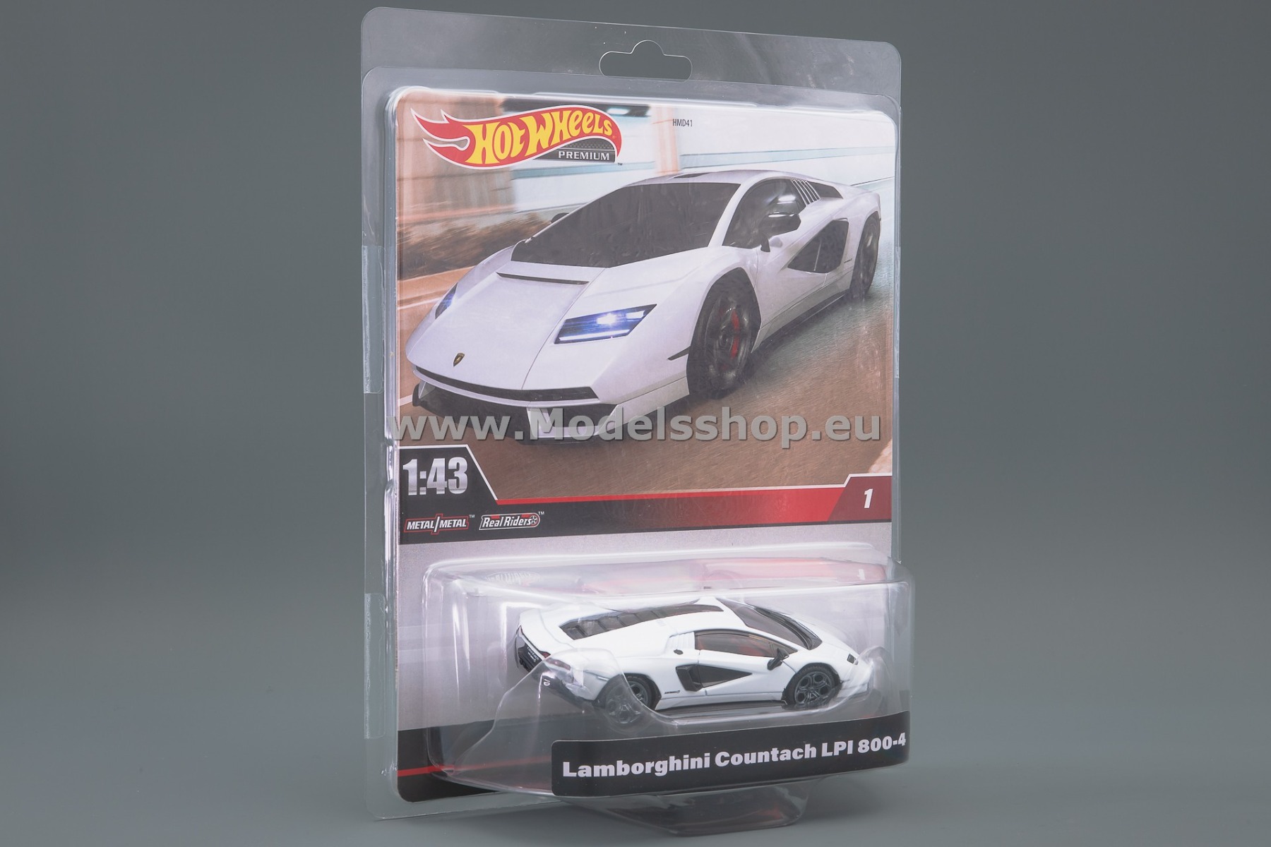 Lamborghini Countach 800-4, 2021 /white/ Hot Wheels Premium