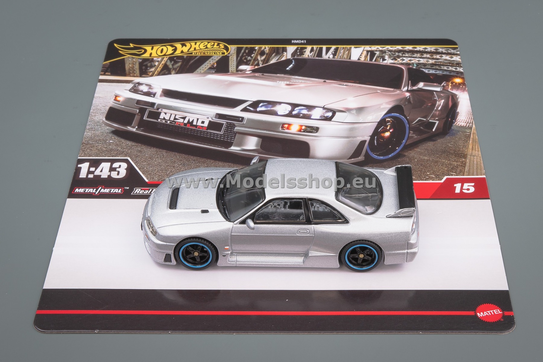 HMD41-HWT02 Nismo GT-R LM BCNR33, 1995 /silver/ Hot Wheels