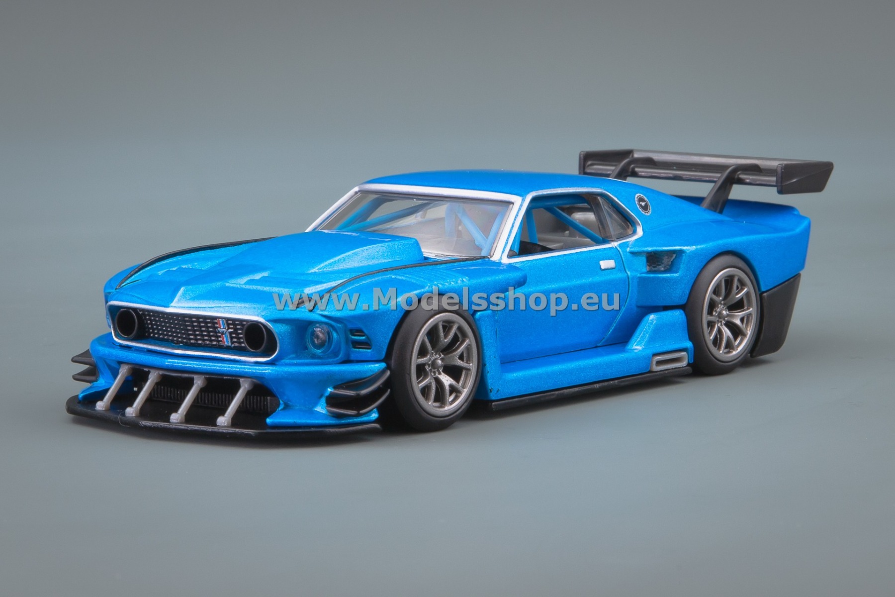 Ford Mustang, 1969, modified (Ford Mad Muscle Mustang) /blue/ Hot Wheels Premium