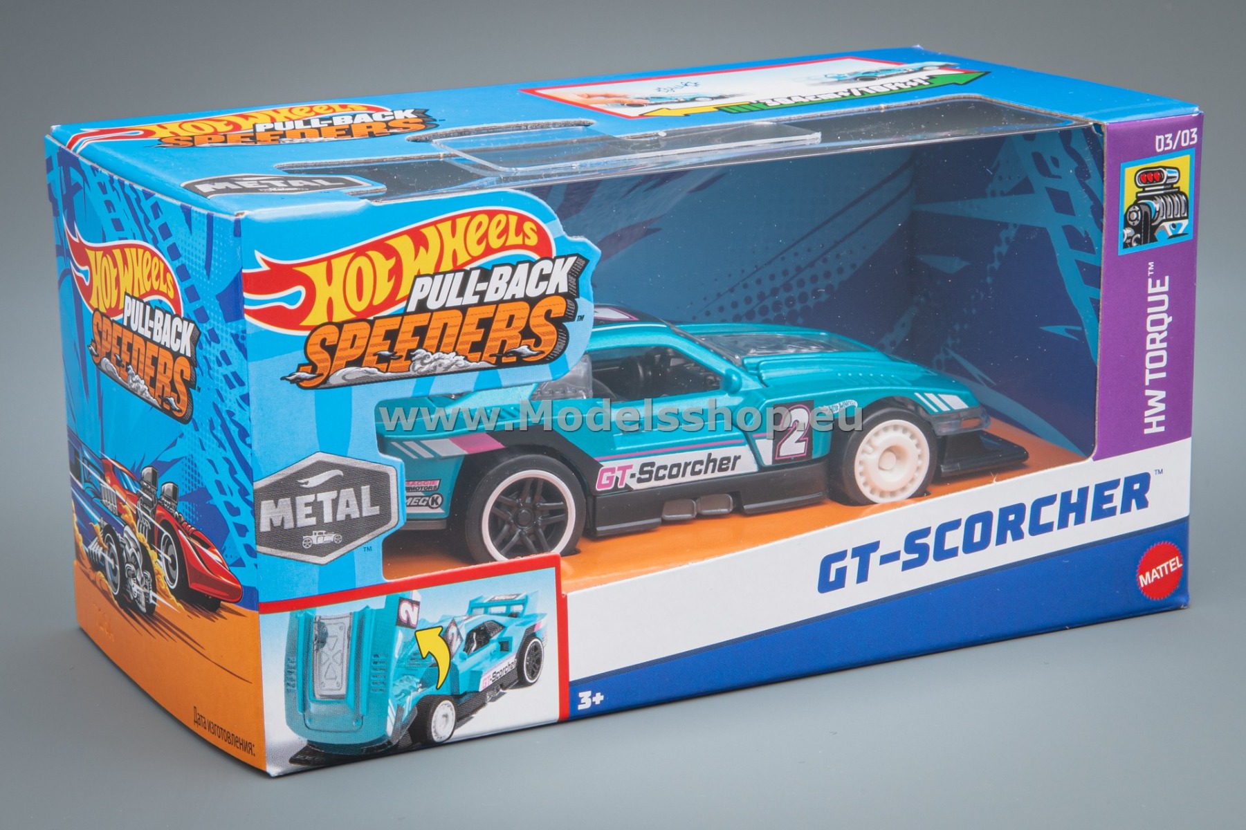 GT-Scorcher Pull-Back Speeders Hot Wheels