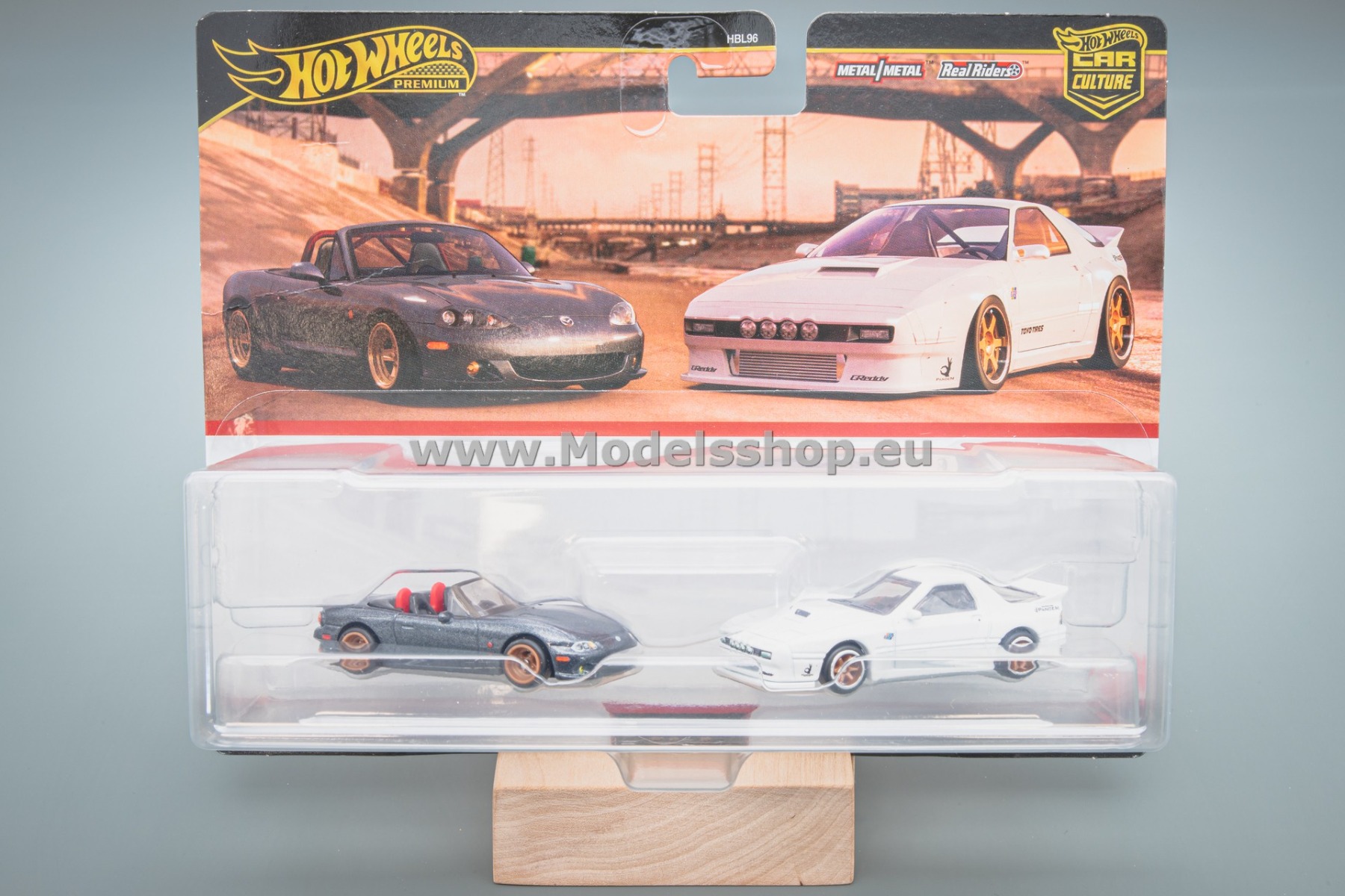 Mazda RX7 FC Pandem & 2004 Mazda Mazdaspeed Miata 2-pack Hot Wheels Premium