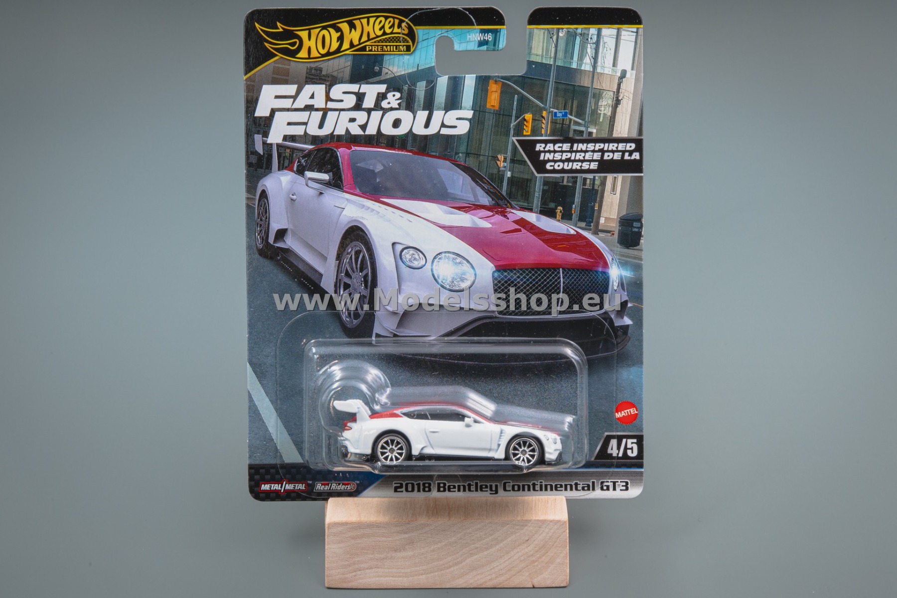 2018 Bentley Continental GT3 Fast & Furious Hot Wheels Premium