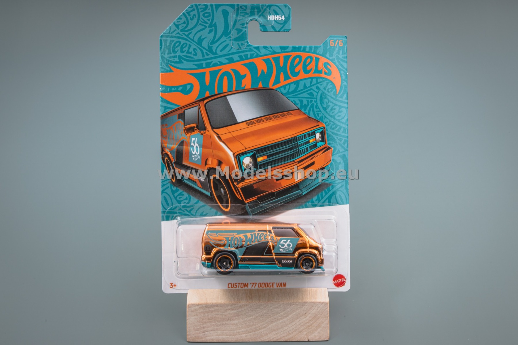 Custom '77 Dodge Van CHASE Pearl & Chrome 2024 Hot Wheels