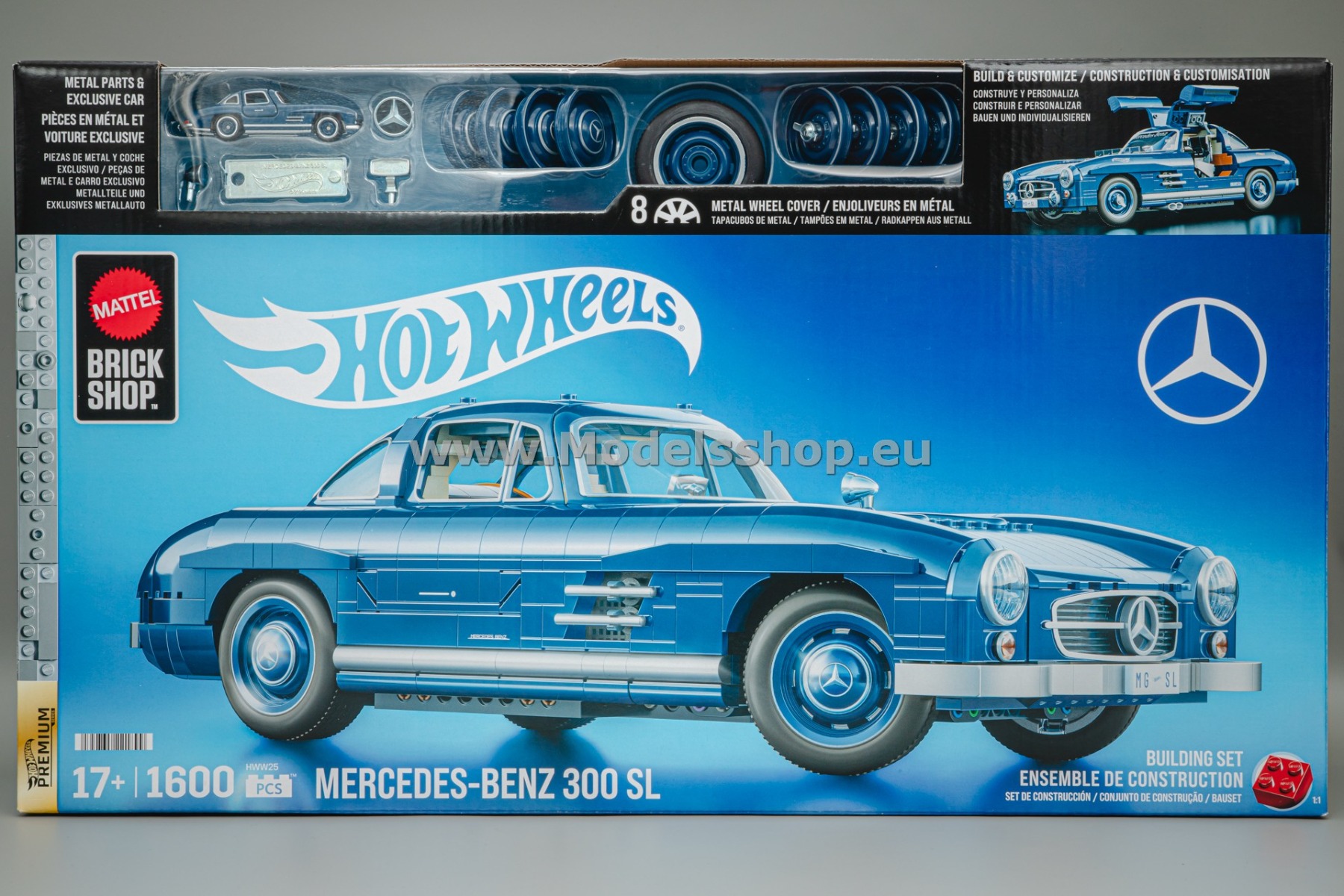Mercedes-Benz 300 SL Hot Wheels Premium Series Building Set