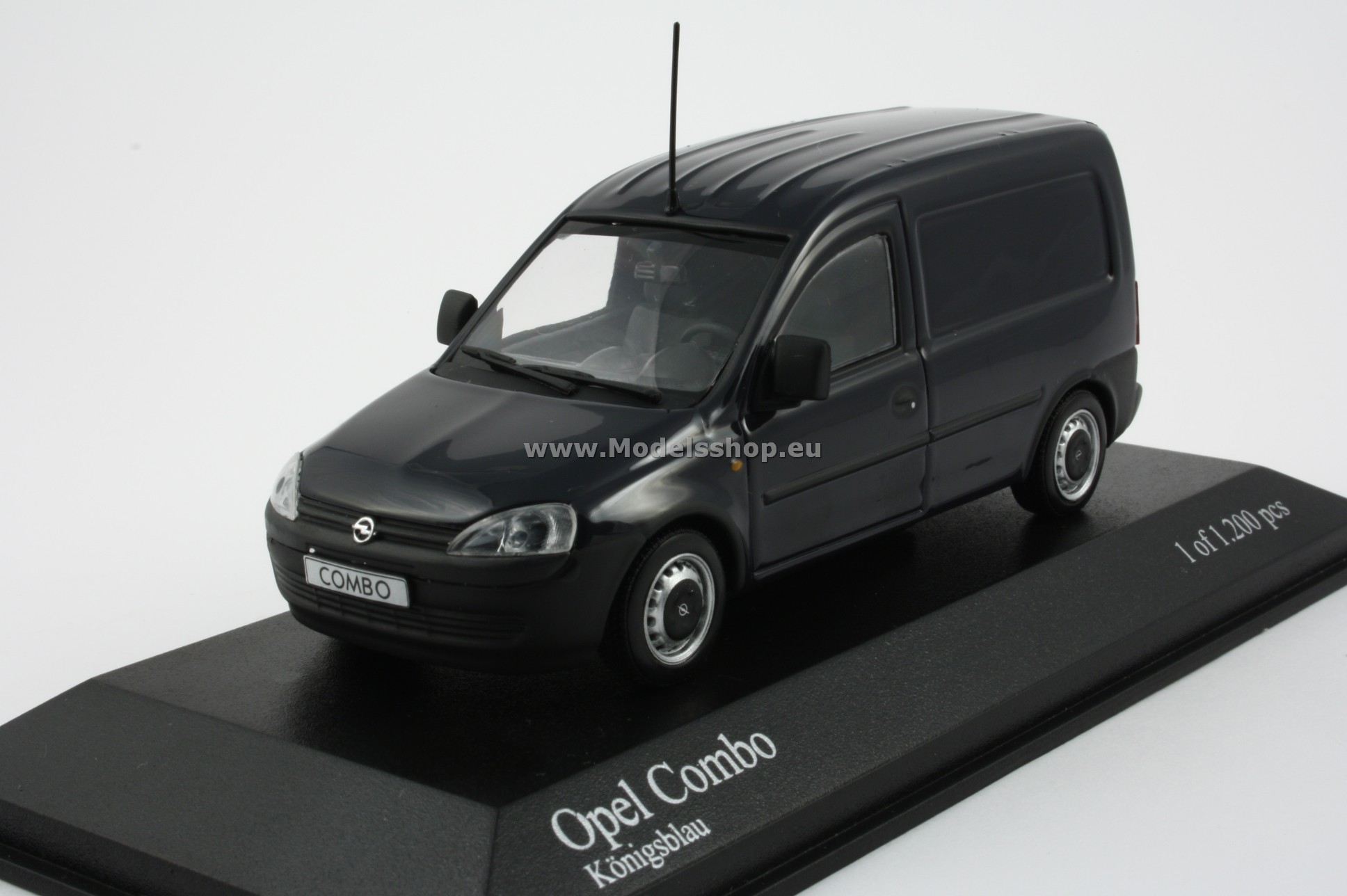 Minichamps 1/43 Opel Combo Tour 2002 Mini -Car Camps Blue | eBay