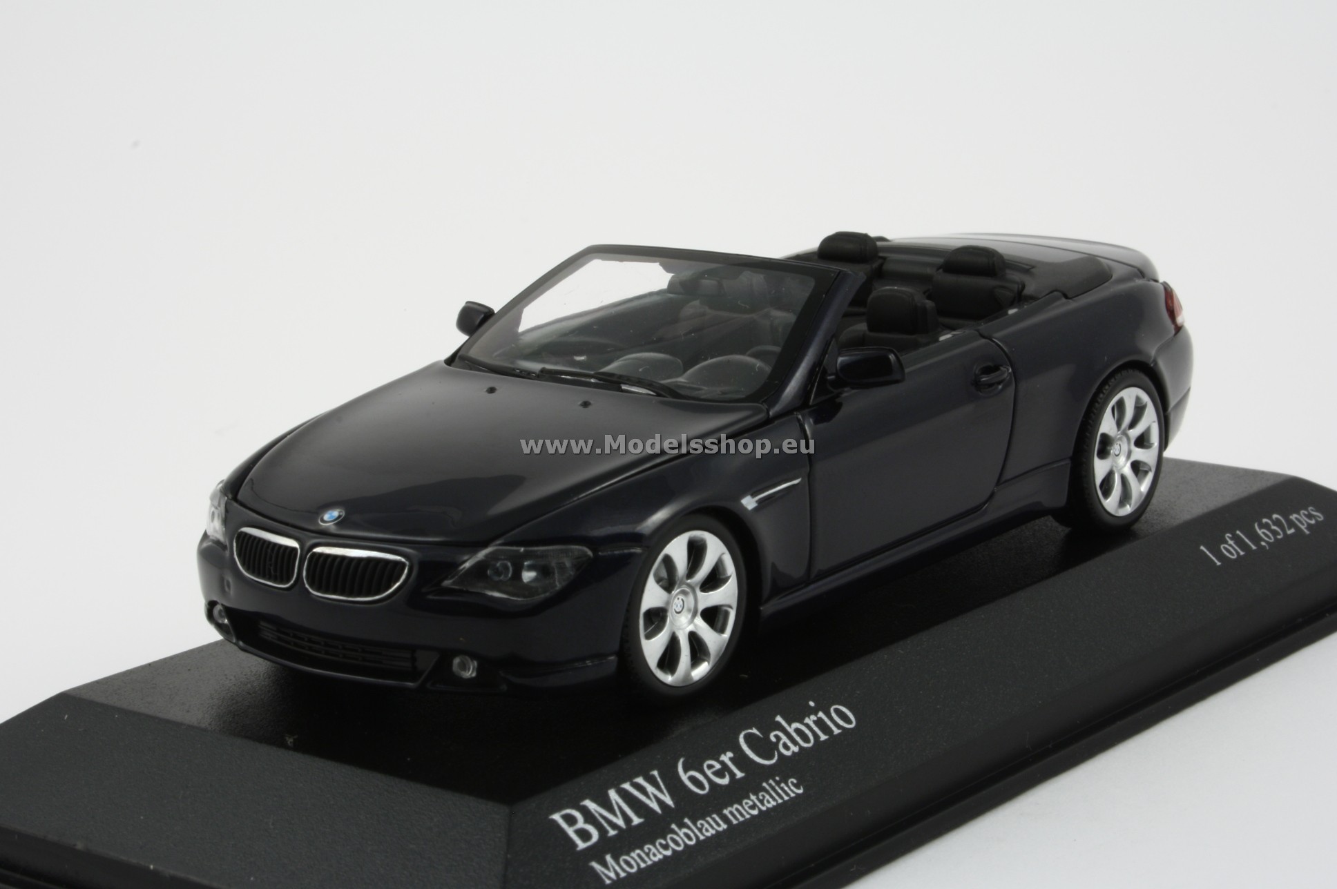 BMW 6-SERIES CABRIOLET (E64) - 2006 - DARK BLUE METALLIC