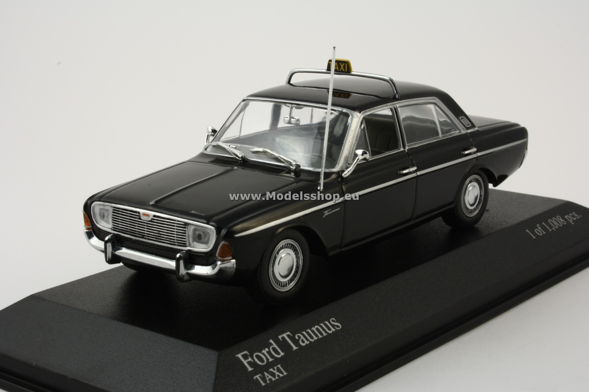 Minichamps 400081496 FORD TAUNUS P5 - 1964 - 'TAXI'