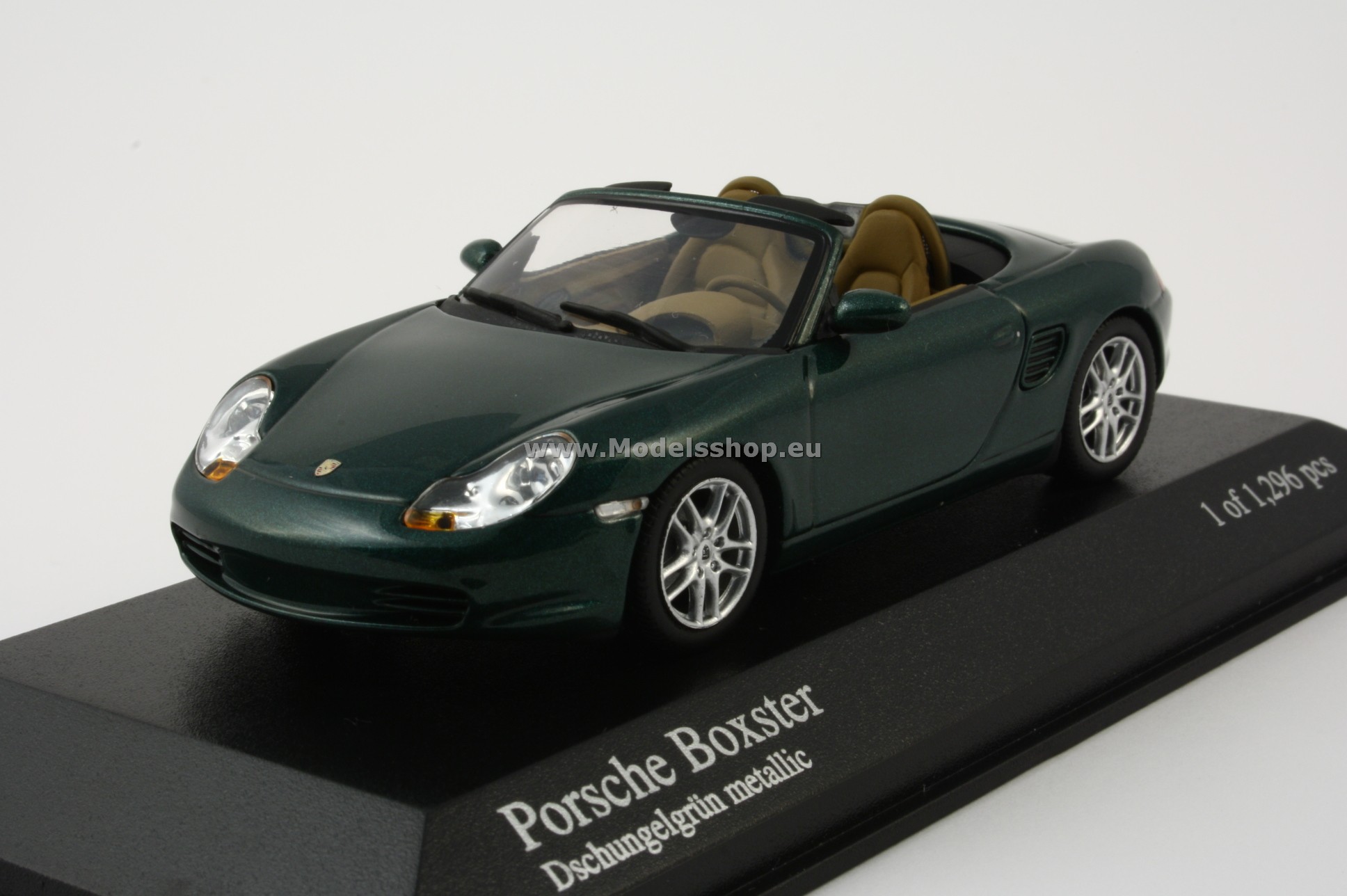Minichamps 400062034 PORSCHE BOXSTER - 2002 - GREEN METALLIC
