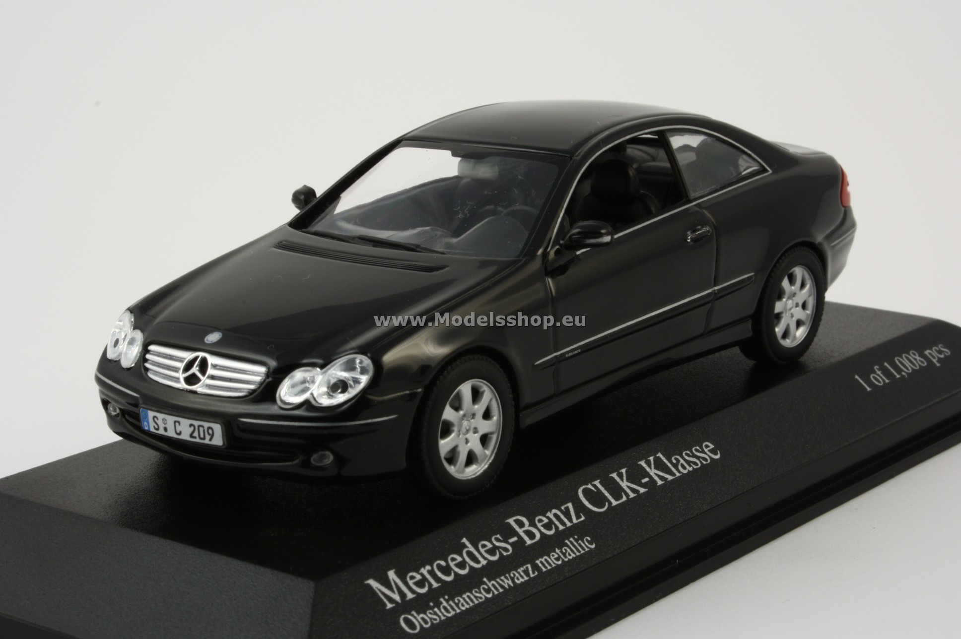 Minichamps 400031425 MERCEDES-BENZ CLK-CLASS (C209) - 2001 - BLACK