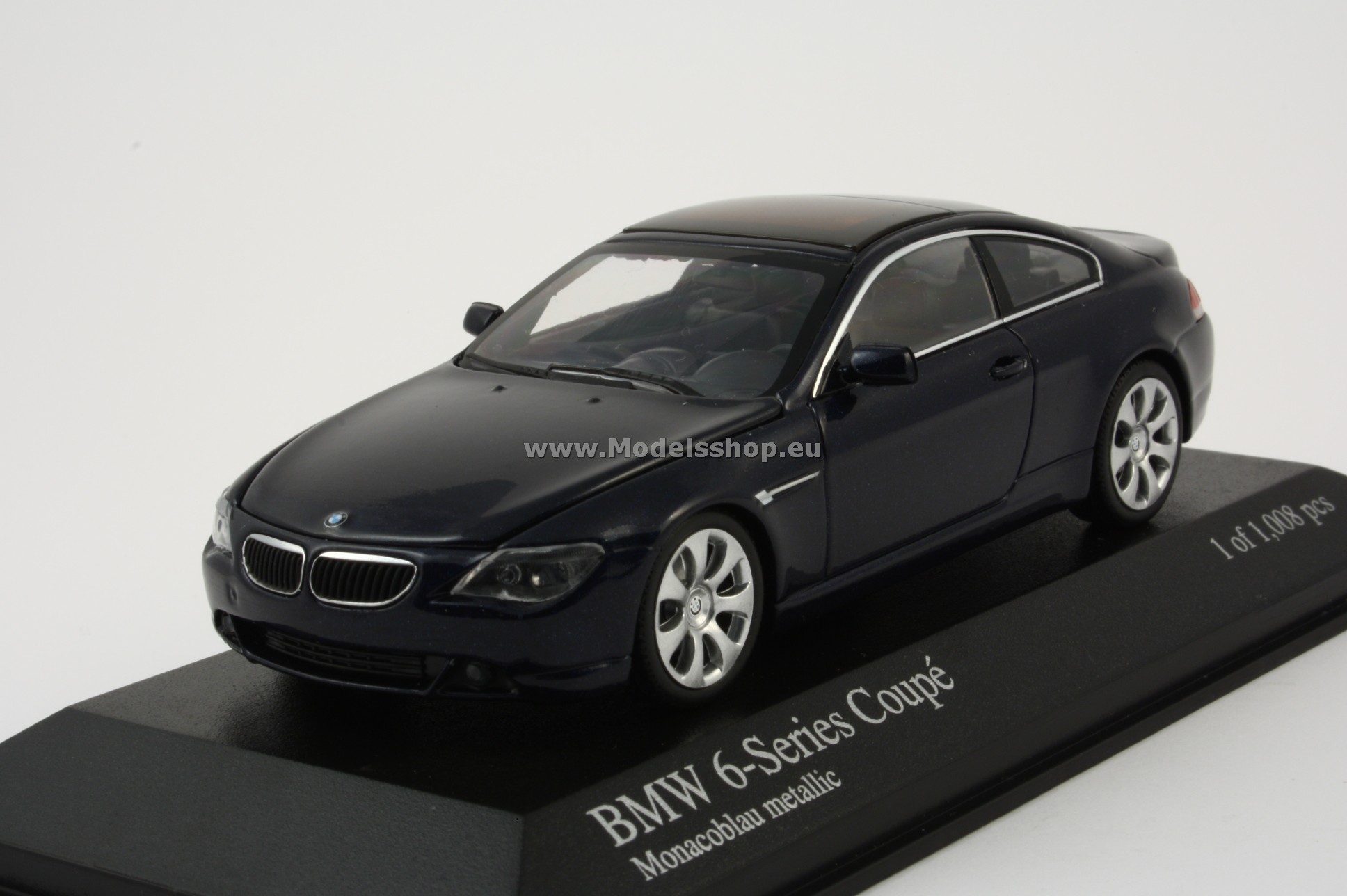 Minichamps 431026021 BMW 6-SERIES COUPE (E63) - 2006 - DARK BLUE METALLIC