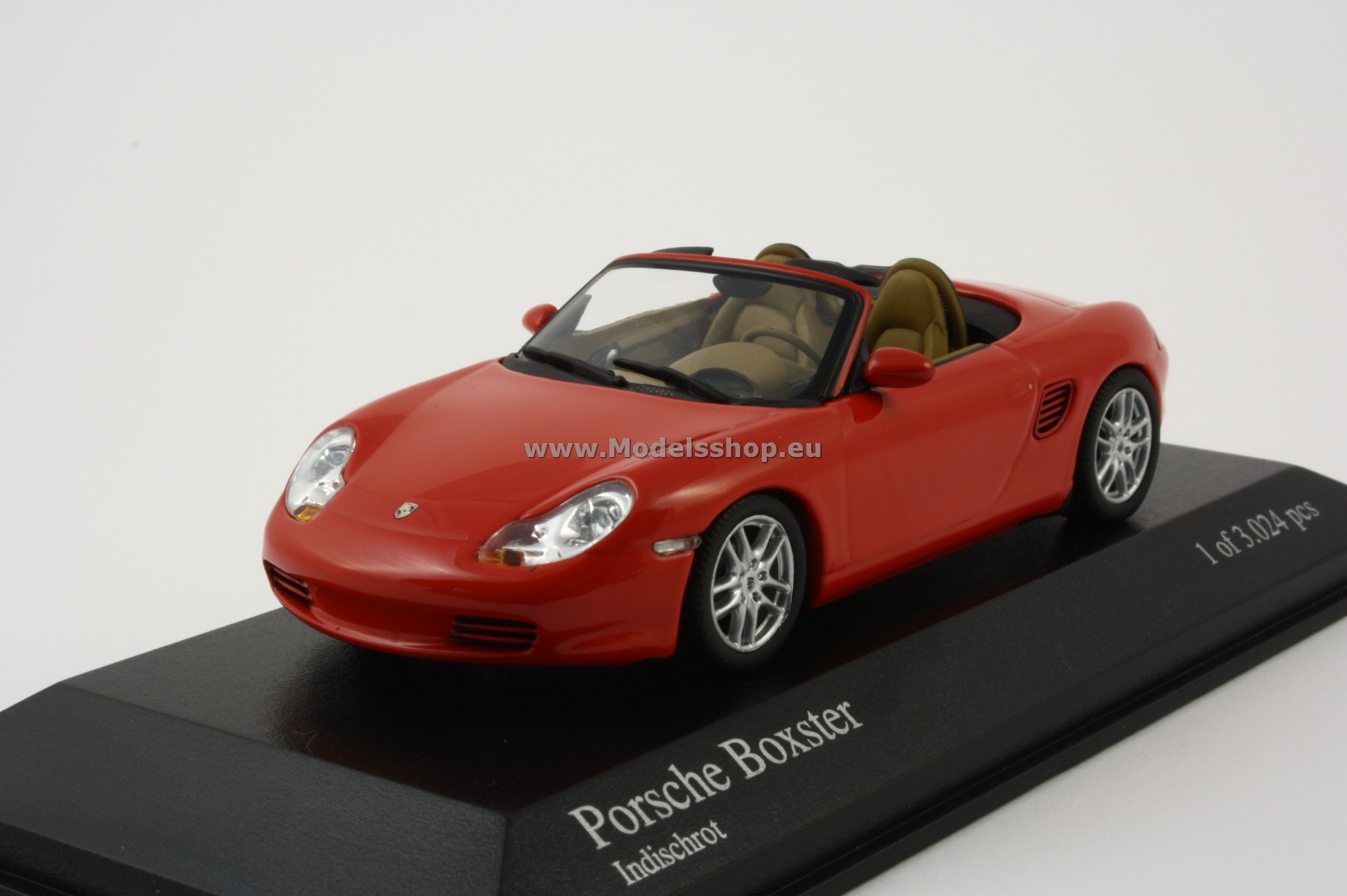 Minichamps 400062032 PORSCHE BOXSTER - 2002 - RED