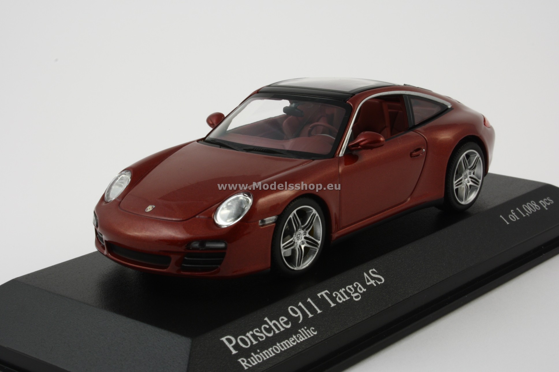 PORSCHE 911 CARRERA TARGA - 2008 - RED METALLIC