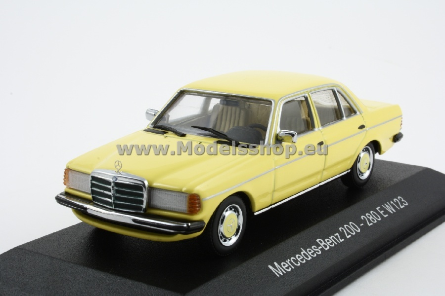 Mercedes-Benz 200 - 280 E W123 sedan /mellit yellow/