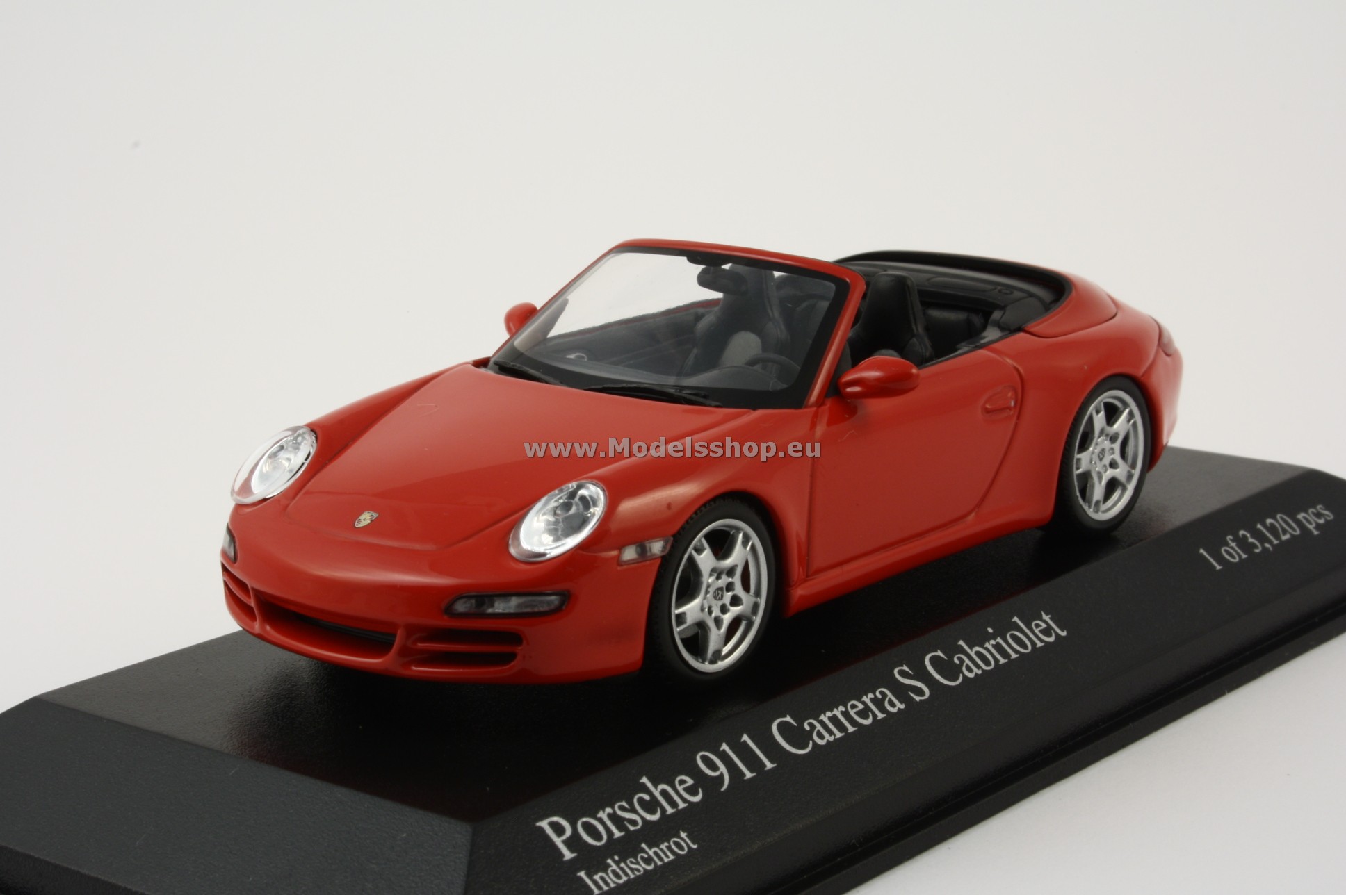 Minichamps 400063030 PORSCHE 911 CARRERA S CABRIOLET - 2005 - RED