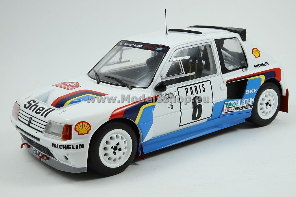 Peugeot 205 T16, No.6, Rallye WM, Rallye Monte Carlo, 1985, T.Salonen/S.Harjanen