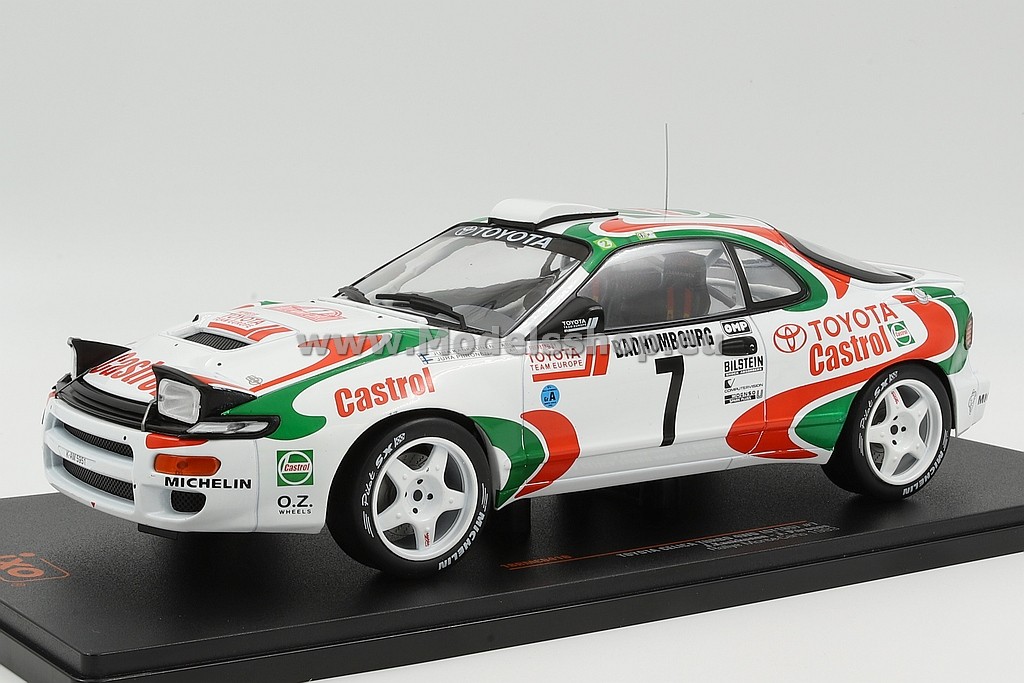 Toyota Celica GT-Four (ST185), No.7, Castrol, Rallye WM, Rallye Monte Carlo 1993, J.Kankkunen/J.Pironen