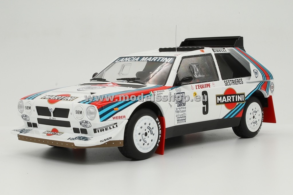 Lancia Delta S4, No.9, Lancia Martini racing, Rally Monte Carlo 1986, M.Biasion/T.Siviero