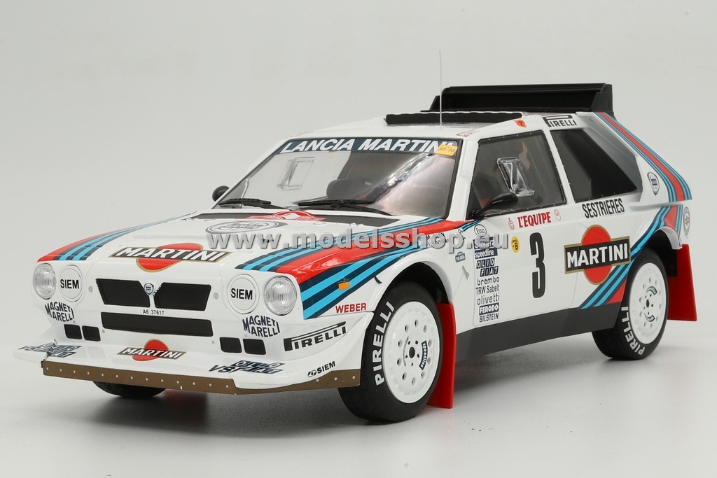 Lancia Delta S4, No.3, Lancia Martini racing, Rally Monte Carlo 1986, M.Alen/I.Kivimäki