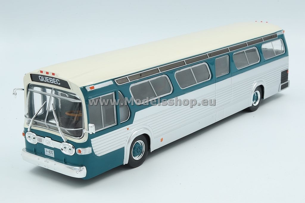 GMC New Look Fishbowl bus, 1969 /turquouise-silver/