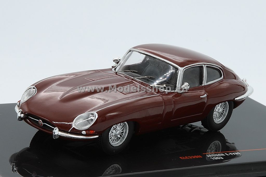 Jaguar E-Type, 1963 /dark red/