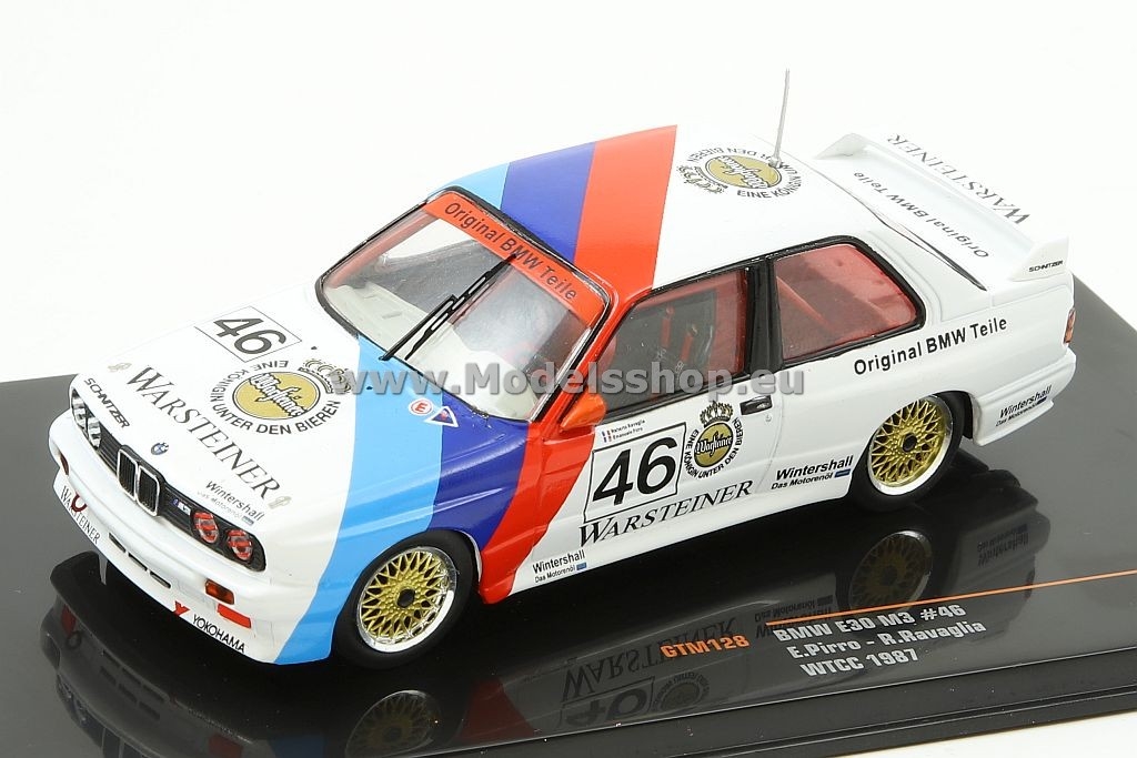 BMW M3 (E30), No.46, 1987, BMW Motorsport, WTCC, E.Pirro/R.Ravaglia